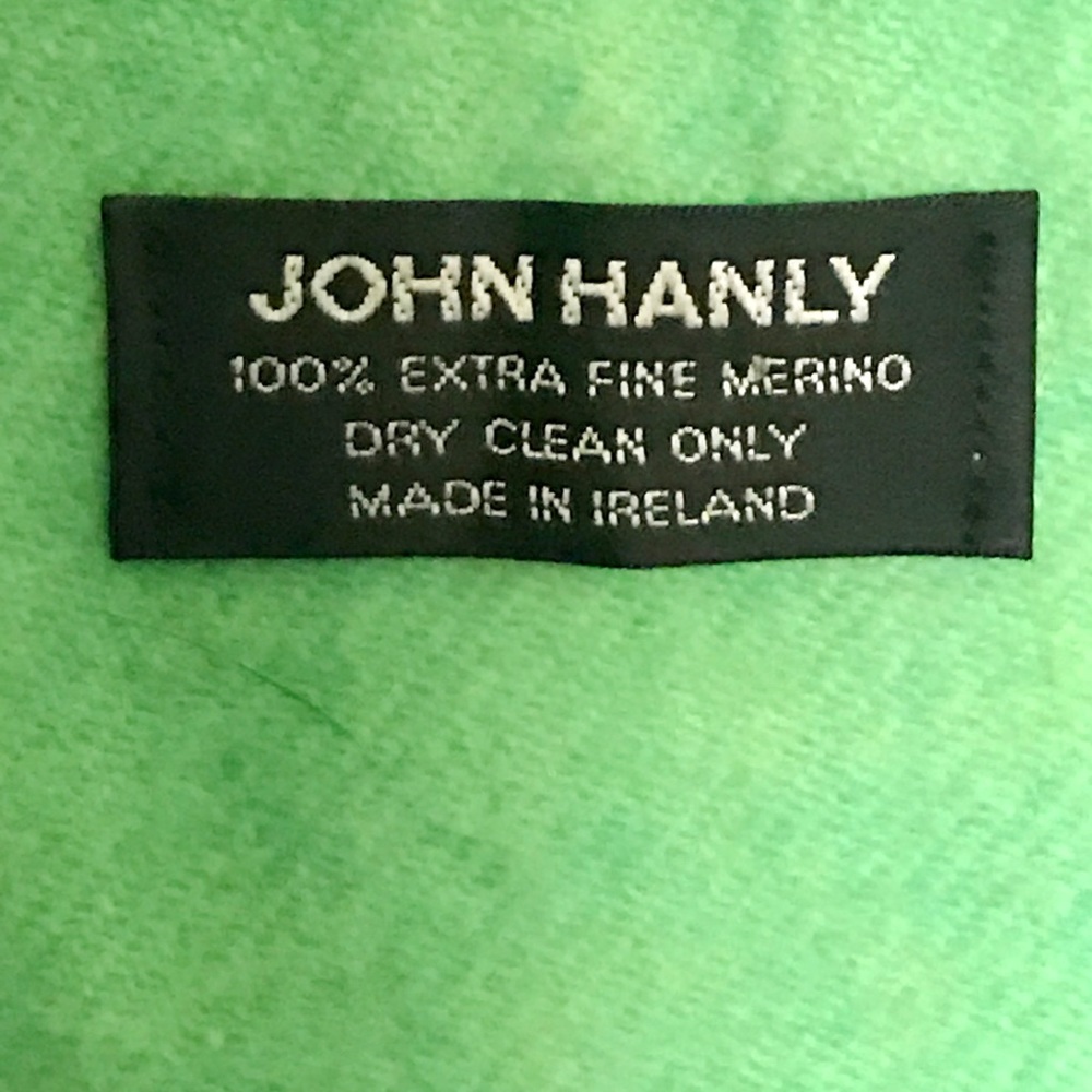 Fine Irish Wool Apple Green Scarf St Patrick’s Day